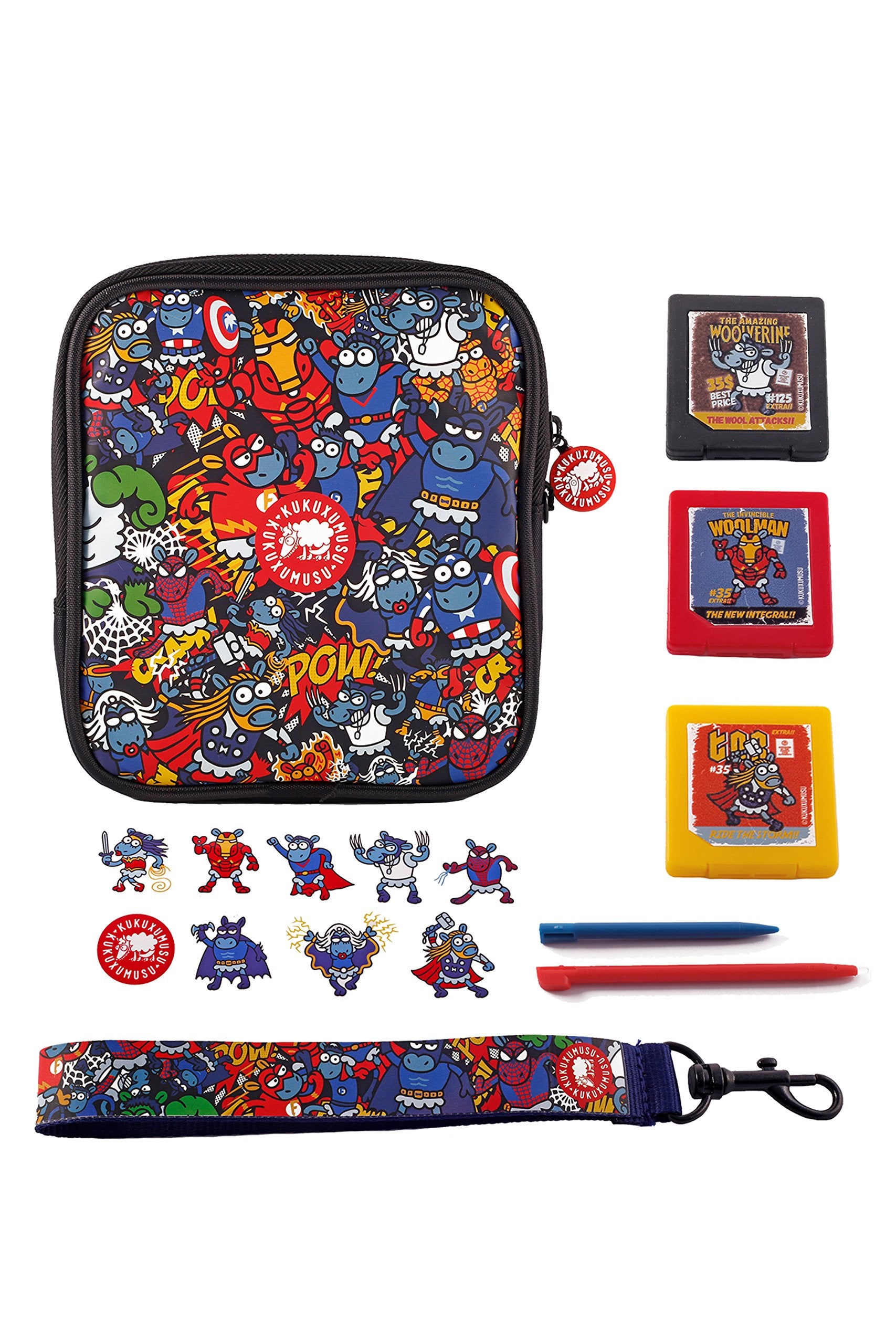 Indeca - Pack De 8 Componentes E Kukuxumusu Con Funda (Nintendo 2 DS - ) Indeca - Pack De 8 Componentes E Kukuxumusu Con Funda (Nintendo 2 DS - )